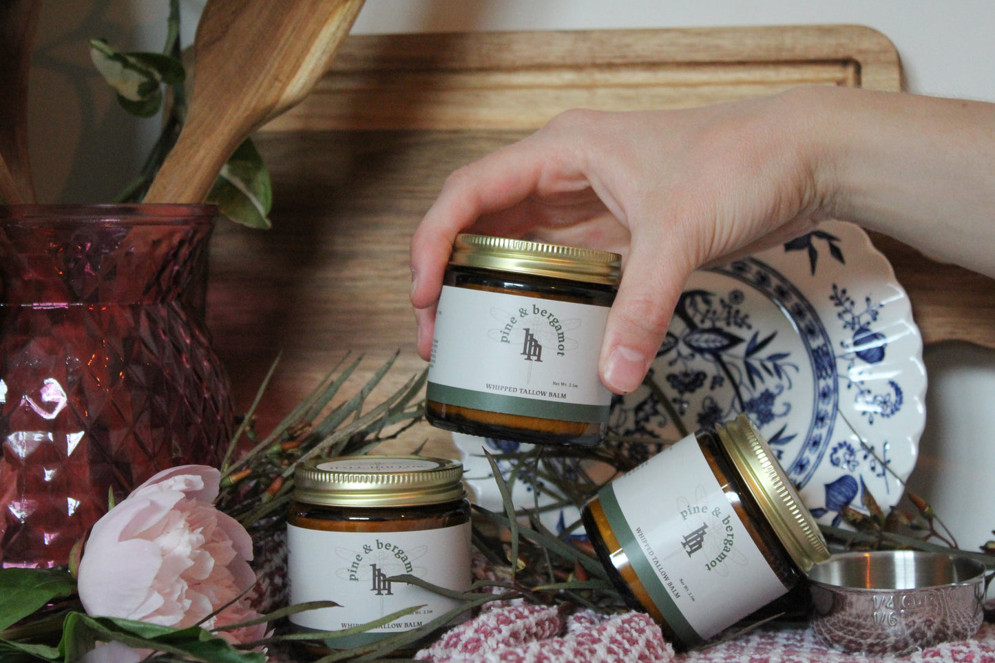 Pine & Bergamot Whipped Beef Tallow Balm