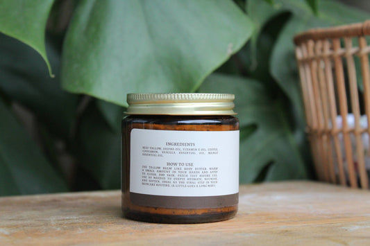 Whipped Beef Tallow Coffee Scrub