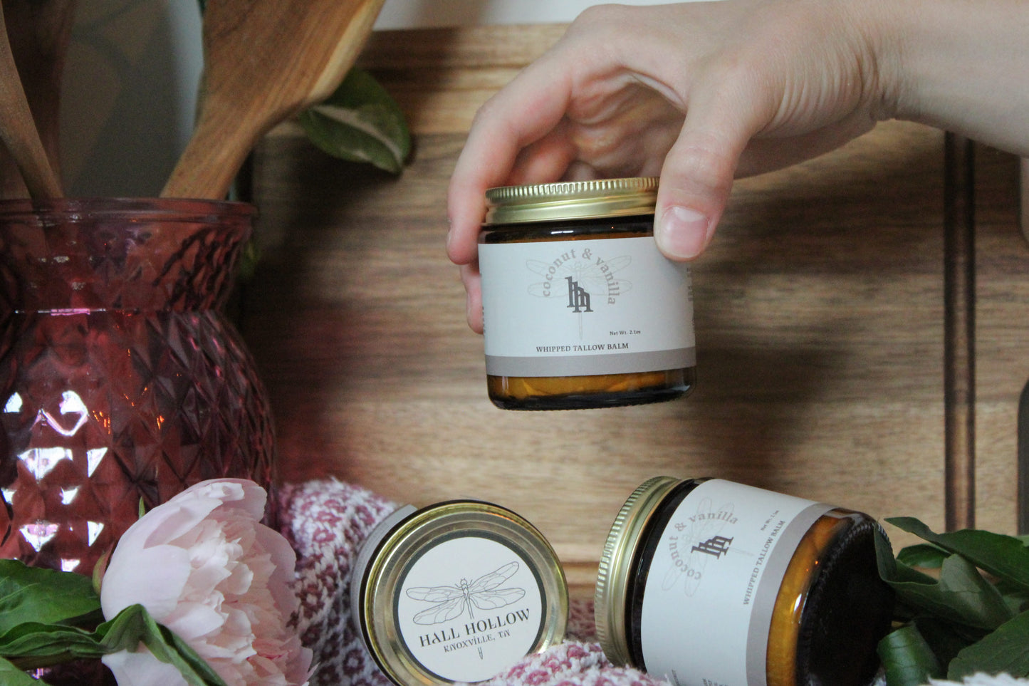 Coconut & Vanilla Whipped Beef Tallow Balm