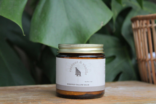 Coconut & Vanilla Whipped Beef Tallow Balm