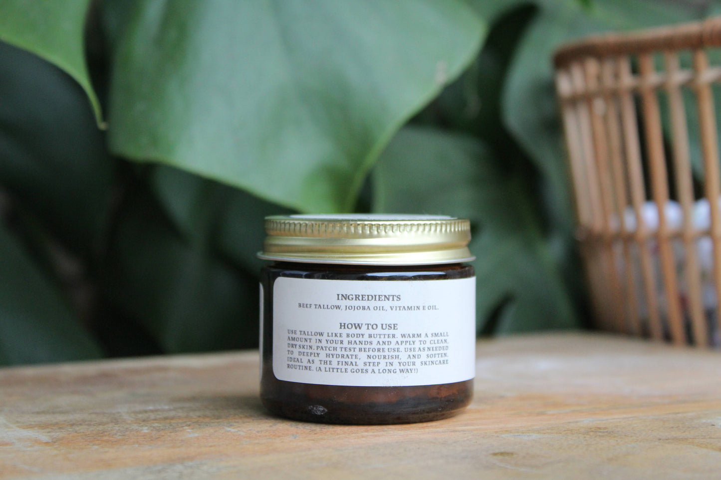 Unscented Whipped Beef Tallow Balm